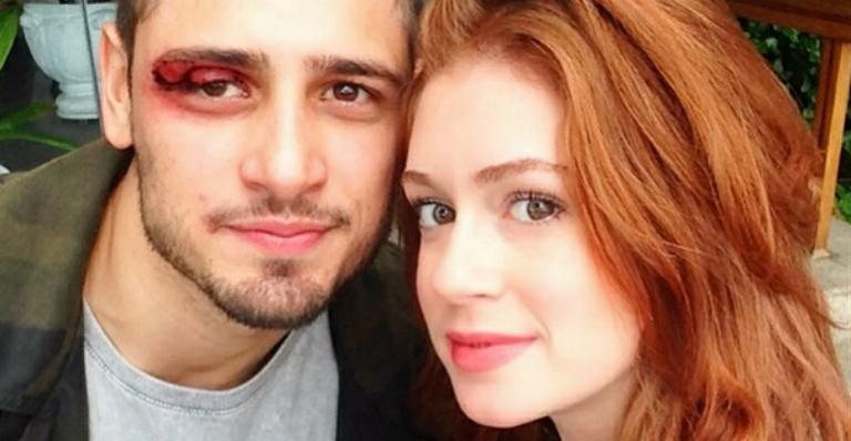 Marina Ruy Barbosa mostra bastidores de Império com Daniel Rocha - Instagram/Reprodução