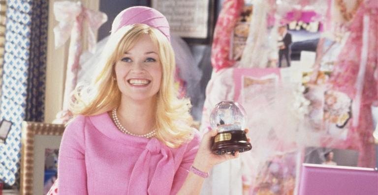 Reese Witherspoon no filme 'Legalmente Loira' - Reprodução