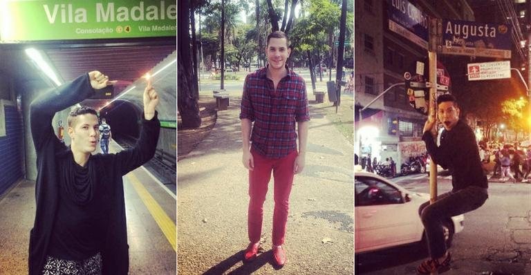 Christian Chávez em São Paulo - Instagram/Reprodução