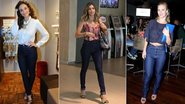 Aprenda a usar calça jeans de cintura alta - Foto-montagem