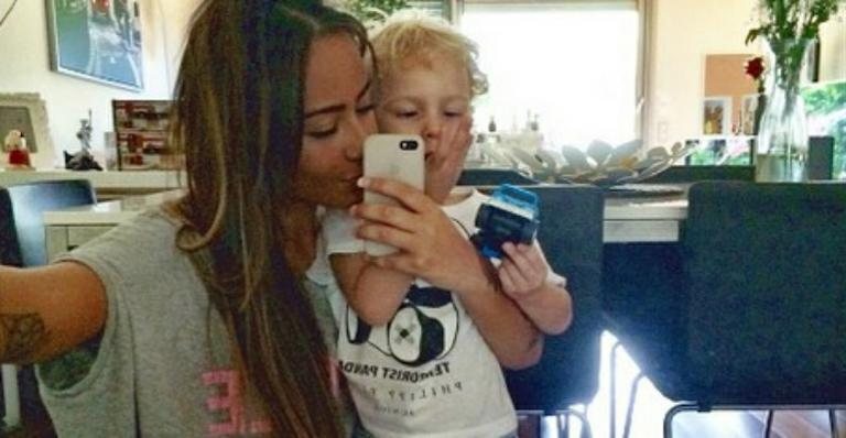 Rafaella Santos, irmã de Neymar, se diverte com Davi Lucca - Instagram/Reprodução