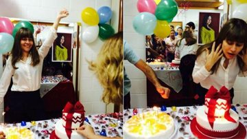 Alessandra Negrini ganha festa de aniversário - Twitter/Reprodução