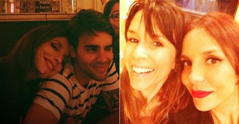 Ivete Sangalo com Daniel Cady; e com Sarah Oliveira - Instagram/Reprodução