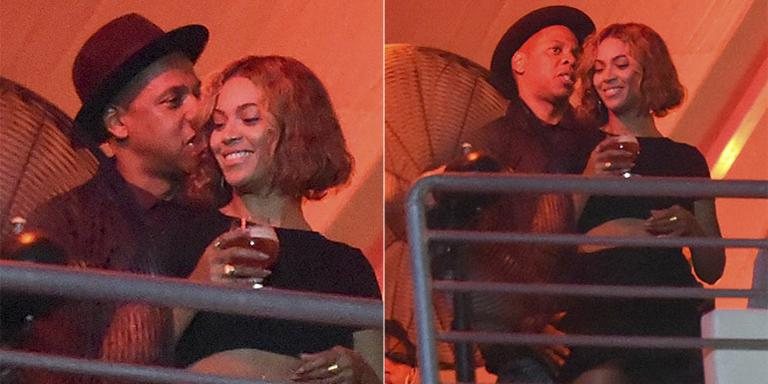 Beyoncé e Jay-Z durante festival de música em Los Angeles - Getty Images