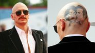 James Franco exibe tatuagem falsa na cabeça - Getty Images