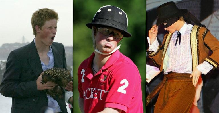 As fotos mais divertidas do príncipe Harry - Getty Images