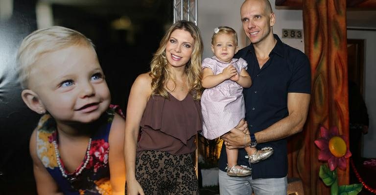 Brenda, filha de Sheila Mello e Fernando Scherer - nuela Scarpa e Marcos Ribas / Foto Rio News