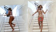 Após polêmica com photoshop, Beyoncé publica foto mostrando o bumbum - Reprodução/beyonce.com