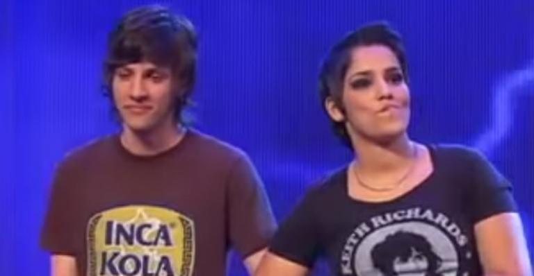 Chay Suede e Nise Palhares em 2010 - Reprodução