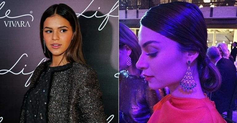 Penteado 'super clean' é moda entre famosas como Bruna Marquezine e Thaila Ayala - Foto-montagem