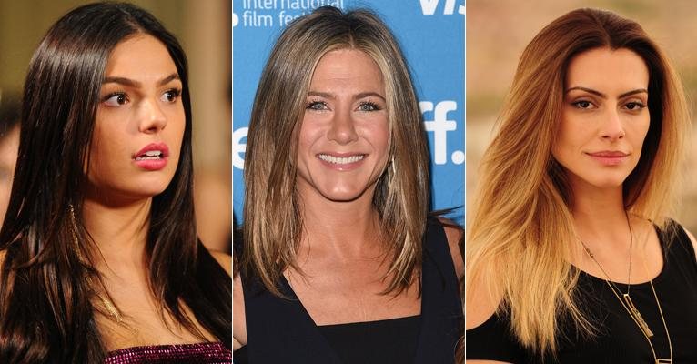 Isis Valverde, Jennifer Aniston e Cleo Pires - Divulgação TV Globo/Getty Images