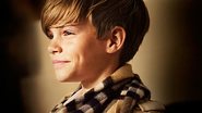 Romeo Beckham - Cortesia Burberry / Reprodução US Weekly