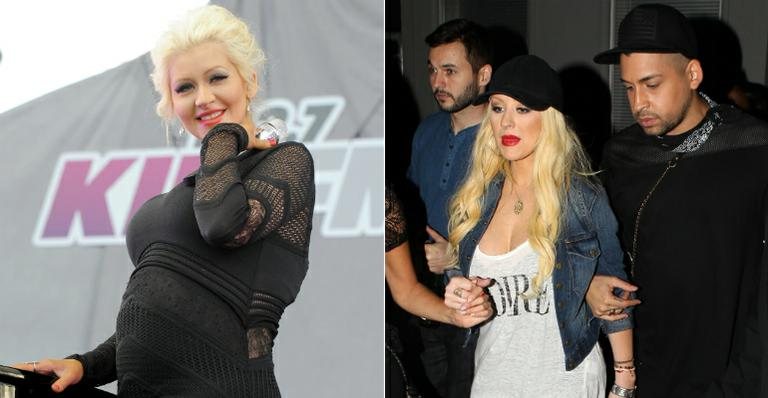 Christina Aguilera exibe boa forma cinco semanas após dar à luz - Getty Images e AKM-GSI/Splash