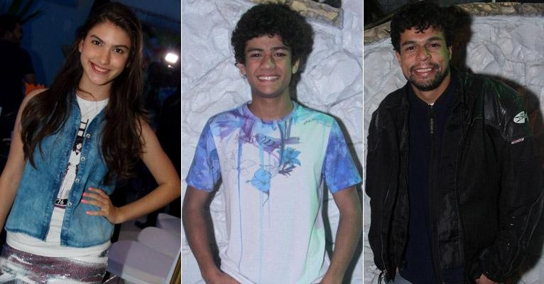 Giovanna Grigio, Gabriel Santana e Pierre Bittencourt - Foto Rio News/ AgNews