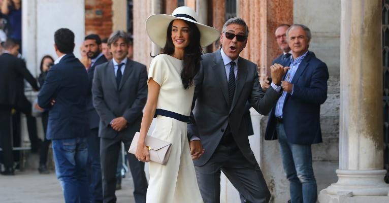 George Clooney e Amal Alamuddin se casam no civil - AKM-GSI