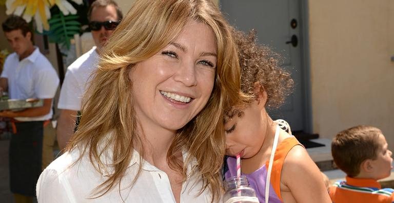 Ellen Pompeo e a filha, Stella Luna - Getty Images