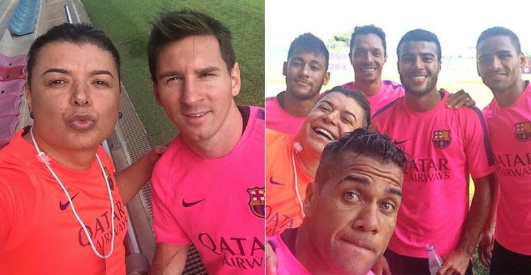 David Brazil tieta jogadores do Barcelona - Instagram/Reprodução