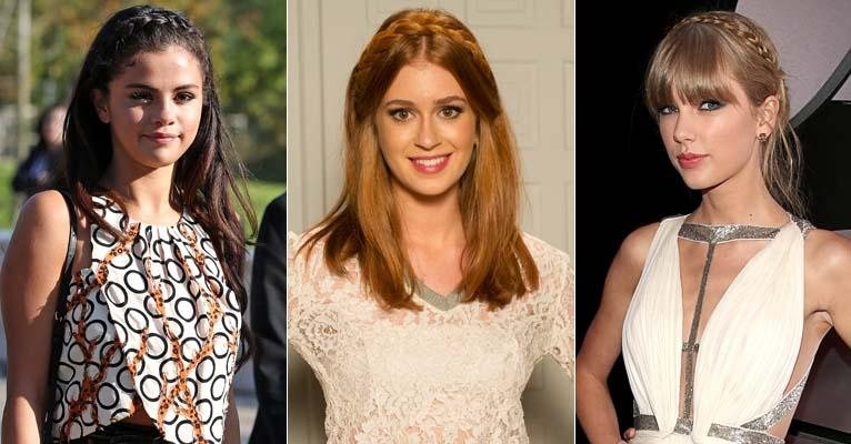 Selena Gomez, Marina Ruy Barbosa e Taylor Swift - AKM-GSI/AgNews/Getty Images