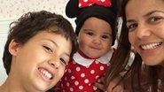 Nivea Stelmann mostra foto da filha Bruna, de seis meses, fantasiada de Minnie - Reprodução Instagram