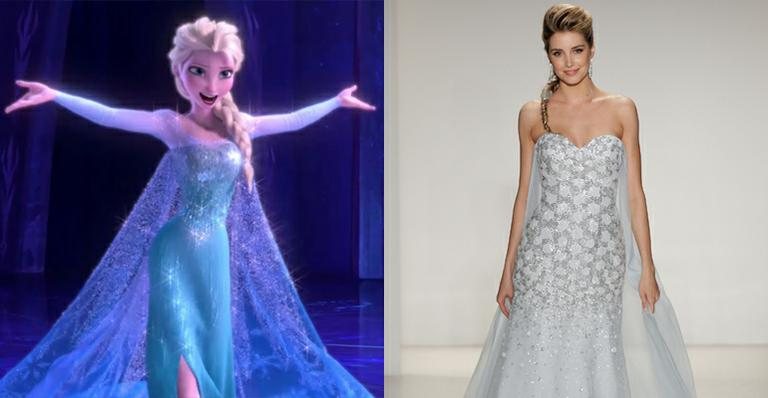 Disney lança vestido de noiva inspirado em Frozen - Reprodução/ Getty Images