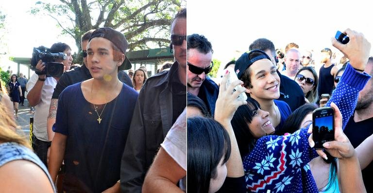 Austin Mahone no Rio de Janeiro - Henrique Oliveira, Gabriel Reis e André Freitas / AgNews