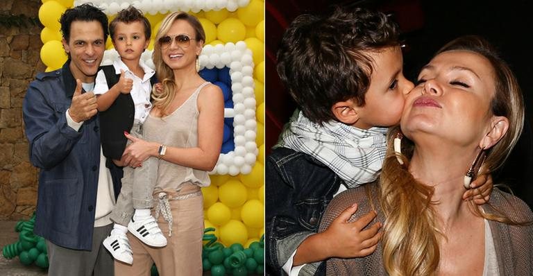 Eliana e o filho, Arthur - MANUELA SCARPA /PHOTO RIO NEWS