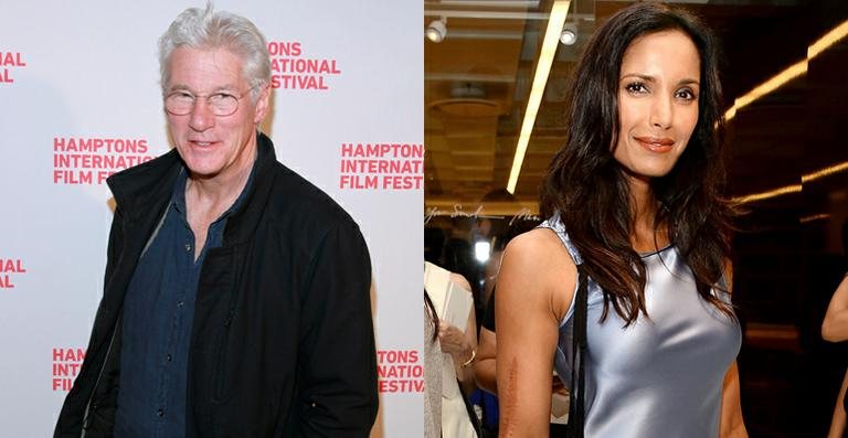 Richard Gere e Padma Lakshmi - Getty Images