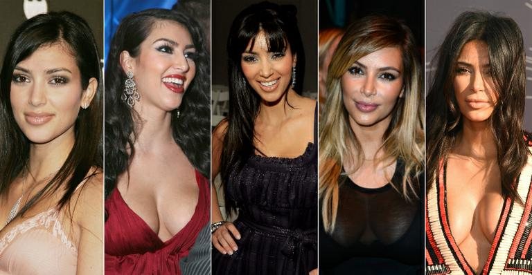 As transformações de Kim Kardashian - Getty Images