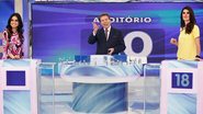 Rosana Jatobá, Silvio Santos e Isabella Fiorentino - Roberto Nemanis/SBT