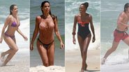 Famosos curtem praia no Rio de Janeiro - AgNews e Photo RioNews