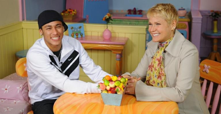 Neymar e Xuxa - TV Globo / Divulgação