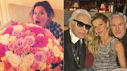 Gisele ganha flores de Karl Lagerfeld - Instagram/Reprodução