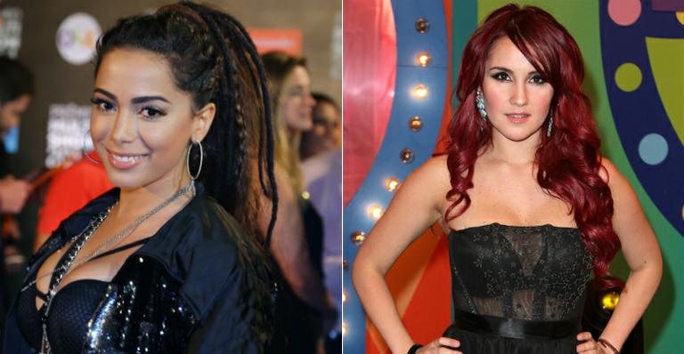 Anitta perde disputa para Dulce María e fica fora do EMA - AgNews e Getty Images