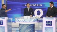 Silvio Santos recebe Ratinho e Datena em seu programa dominical - Roberto Nemanis/SBT