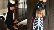 Filhos de Kim Kardashian, Gisele Bündchen e mais famosos usam fantasias de Halloween - Foto-montagem