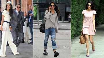 Amal Alamuddin, mulher de George Clooney, pode ser eleita a mulher mais elegante do ano - Foto-montagem