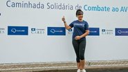 Solange Couto participa de caminhada solidária de combate ao AVC - Fábio Franci