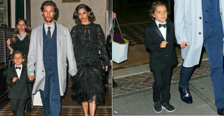 Filho de Camila Alves e Matthew McConaughey rouba a cena em première - AKM-GSI/Splash