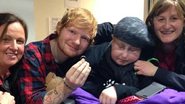 Ed Sheeran realiza sonho de fã que enfrenta o câncer - Facebook / Reprodução