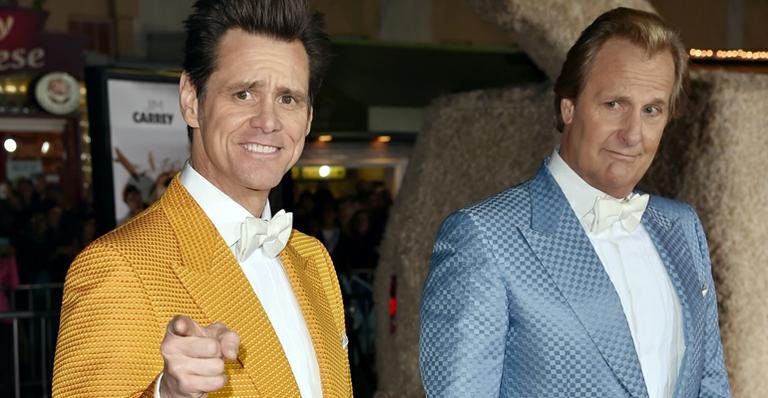 Jim Carrey e Jeff Daniels lançam ‘Debi e Lóide 2’ - Getty Images