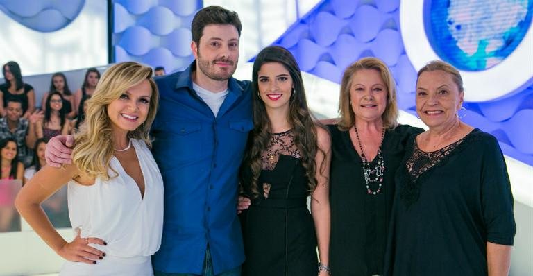 Eliana, Danilo Gentili, Bárbara, Guiomar e Gilda - Artur Igrecias/SBT