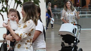 Luma Costa passeia como filho em shopping no Rio - AgNews/Photo Rio News