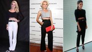 Calça com top  cropped deixa o look elegante e sensual - AgNews/Getty Images