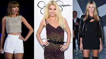 Taylor Swift, Jessica Simpson e Heidi Klum - Getty Images