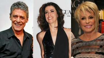 Chico Buarque, Fernanda Torres e Ana Maria Braga também são escritores de ficção - Foto Montagem