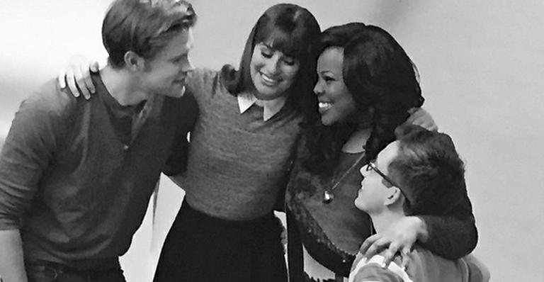 Lea Michele, Chord Overstreet, Amber Riley e Kevin McHale - Instagram/Reprodução