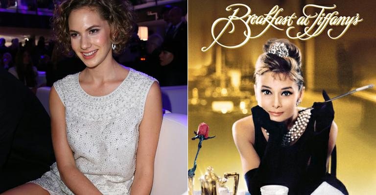 Neta de Audrey Hepburn, é contratada por agência de modelos de Cara Delevingne (à esquerda, Emma Ferrer; à direita, Audrey Hepburn) - Foto-montagem