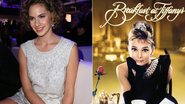 Neta de Audrey Hepburn, é contratada por agência de modelos de Cara Delevingne (à esquerda, Emma Ferrer; à direita, Audrey Hepburn) - Foto-montagem