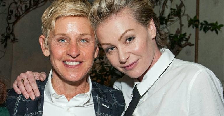 Ellen DeGeneres e Portia de Rossi - Getty Images