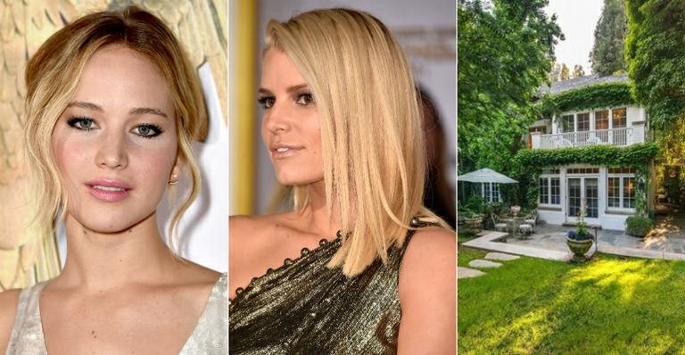 Jennifer Lawrence compra mansão de Jessica Simpson por R$ 18 milhões - Getty Images e Jory Burton & Sotheby's International Realty